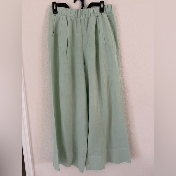 Stateside Pants - Stateside Mint Green Wide-LegPull-On Pants Size M